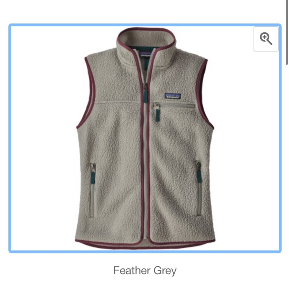 Women’s retro pile vest